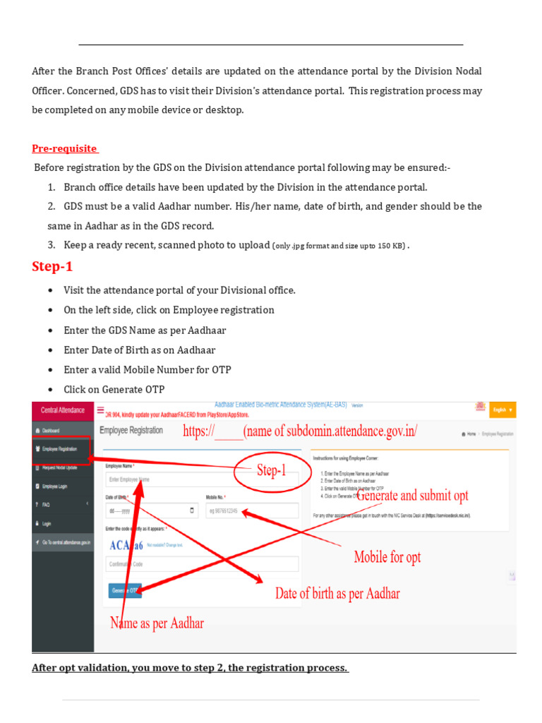 GDS Attendance Registration Guide | PDF | Computing | Software