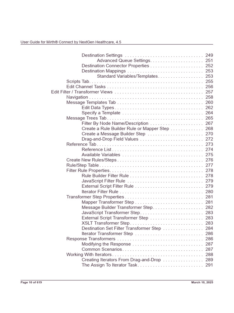 Mirth Connect 4.5 User Guide 10 | PDF