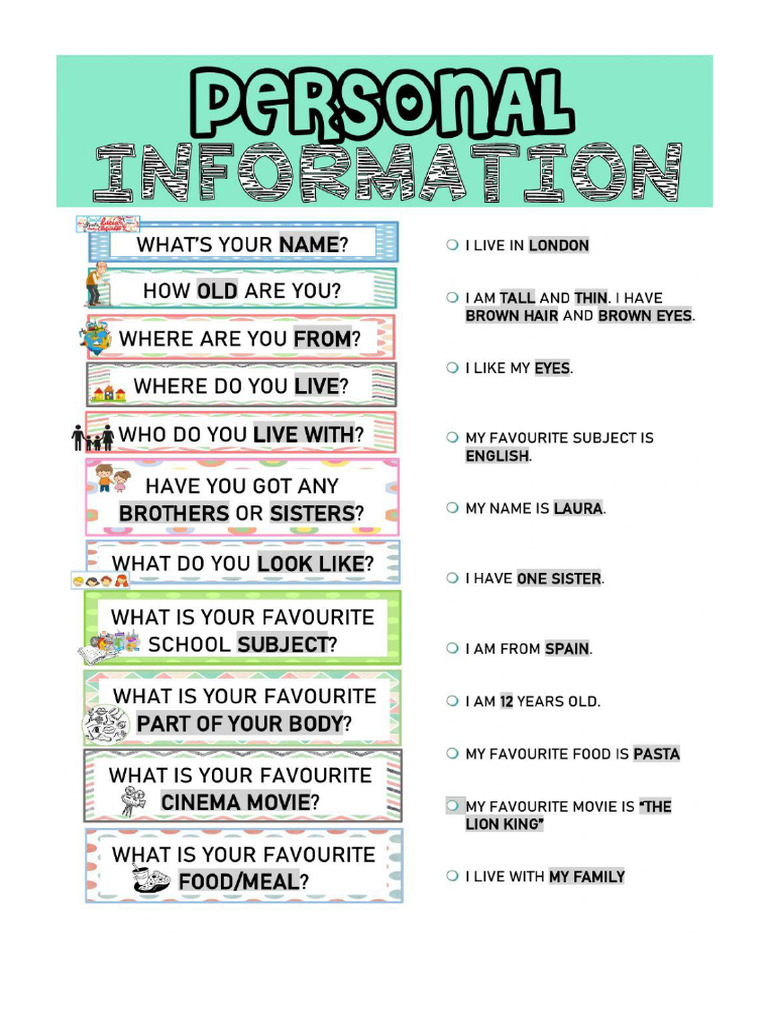 Personal Information1 | PDF