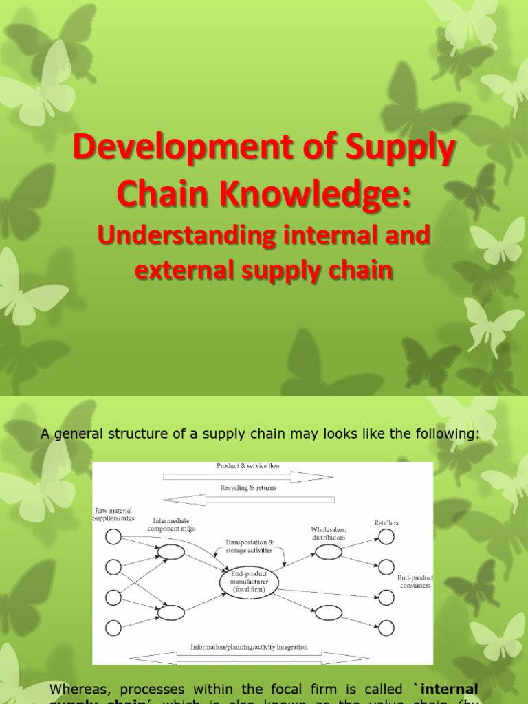 Supply Chain Knowledge Development Guide | PDF | Supply Chain ...