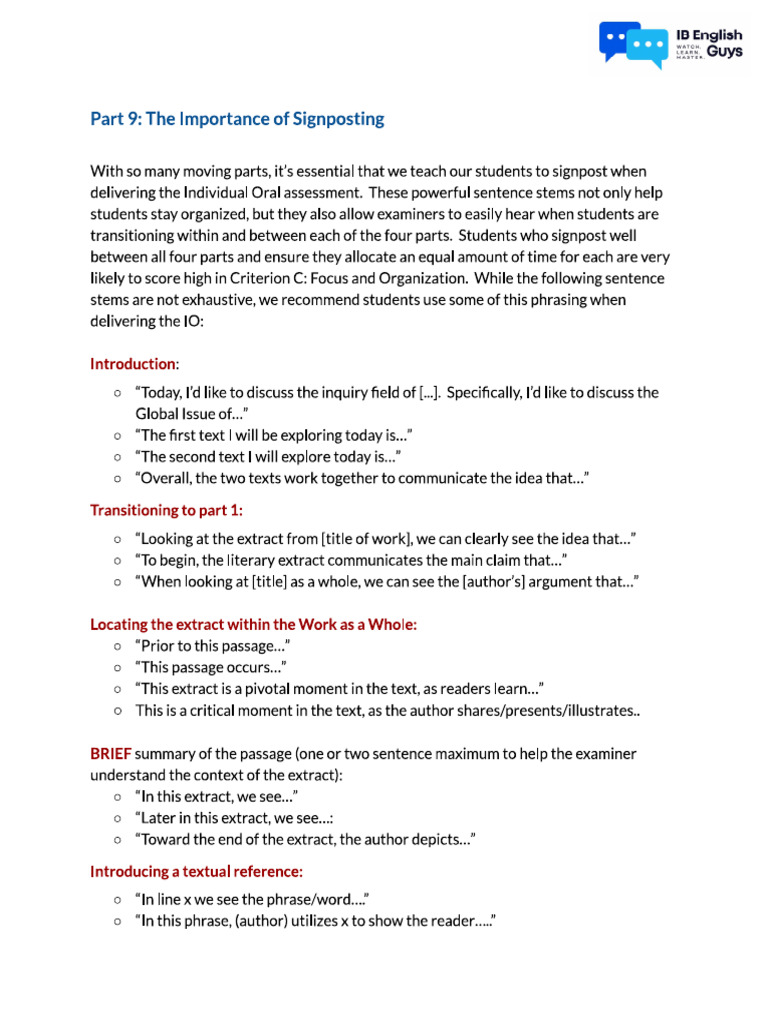 Signposting For Io | PDF