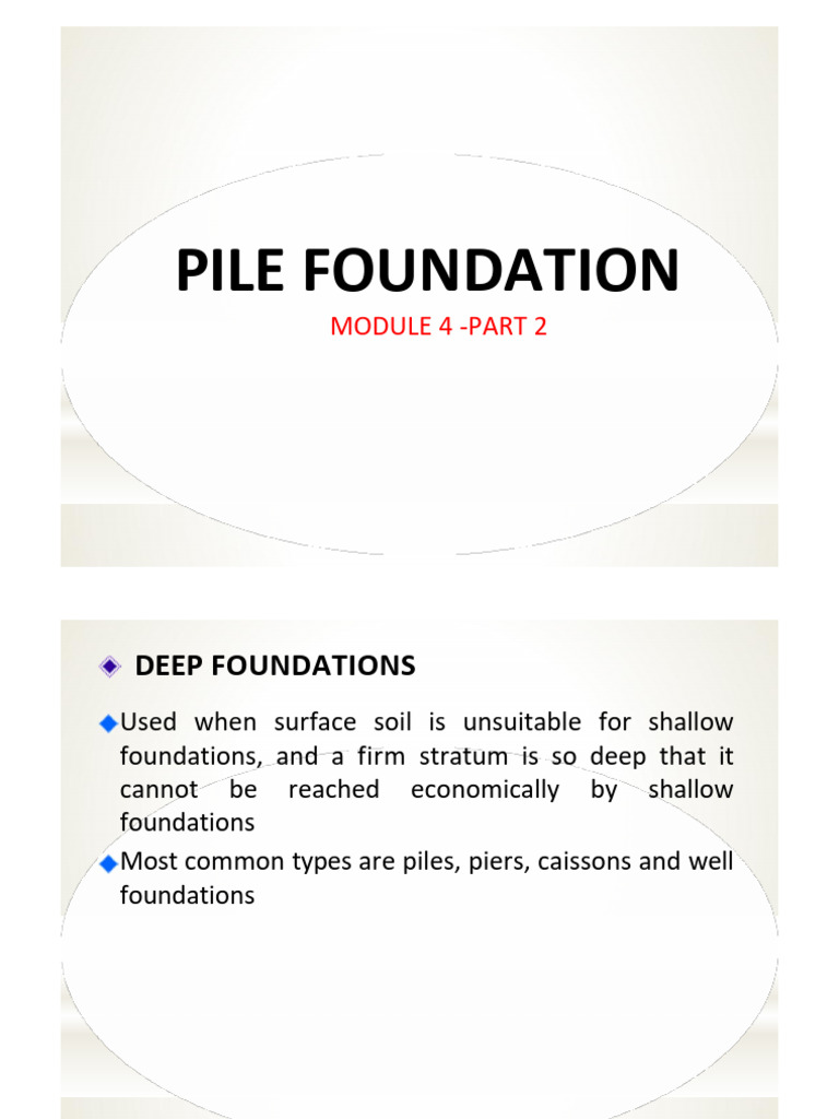 Understanding Pile Foundation Dynamics | PDF | Pressure | Mechanical ...