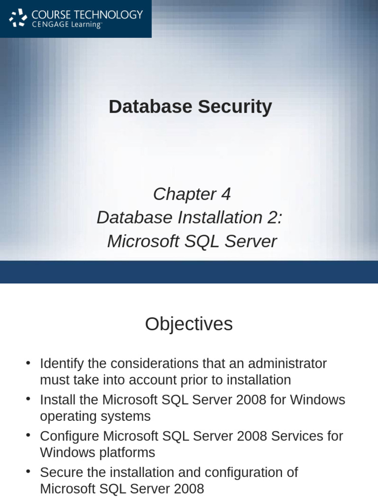 CH 04 | PDF | Microsoft Sql Server | Databases