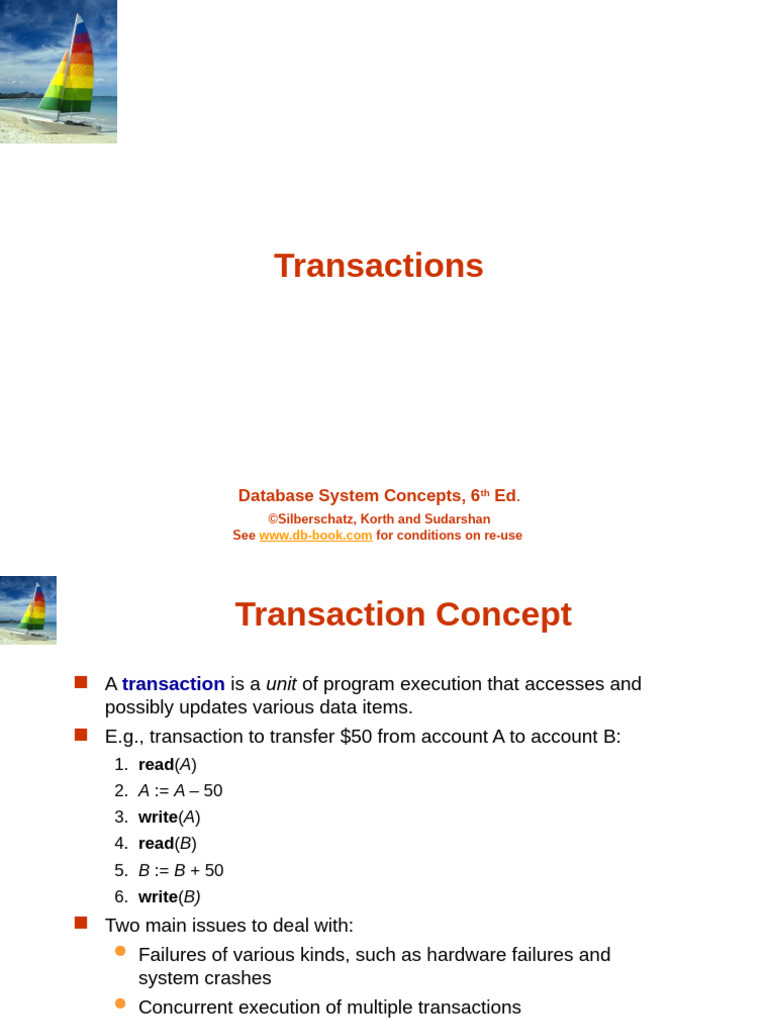 Understanding Database Transactions | PDF | Database Transaction ...