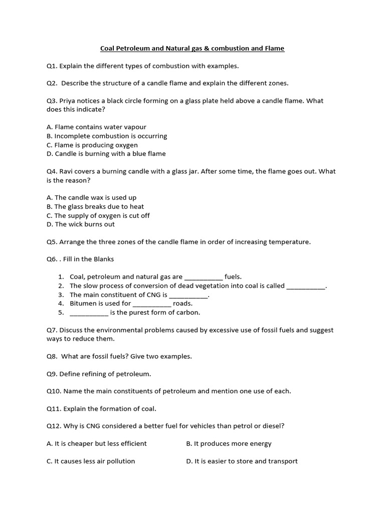 Chemistry Worksheet | PDF