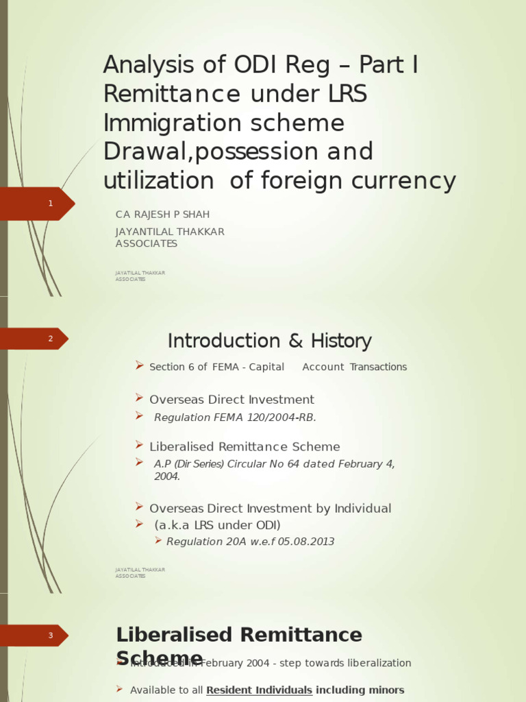 Analysis of ODI Regulations Part I | PDF | Investing | Money