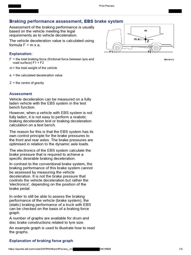 EBS Brake System Performance Assessment | PDF | Brake | Vehicles