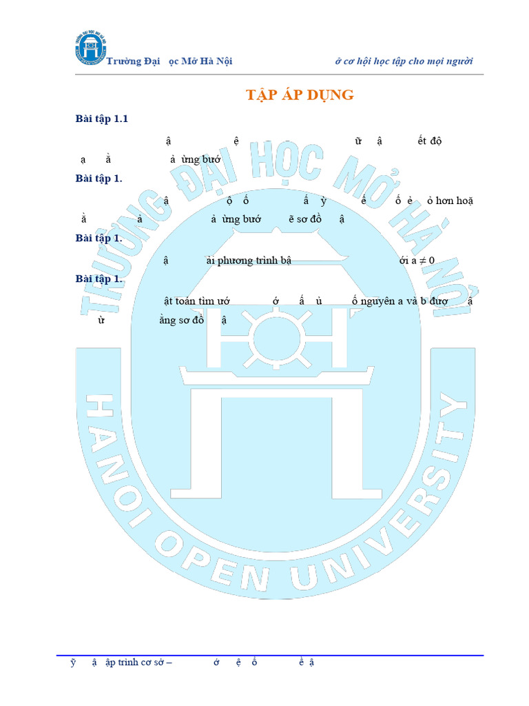 HLDT-01-Bai Tap AP Dung | PDF