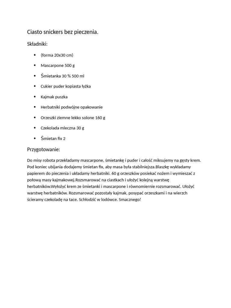 Snickers | PDF