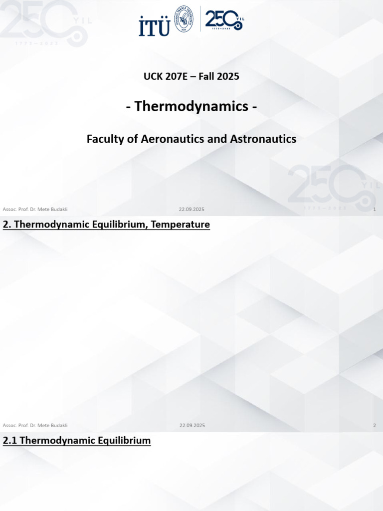 Thermodynamics Course Overview 2025 | PDF | Temperature | Fahrenheit