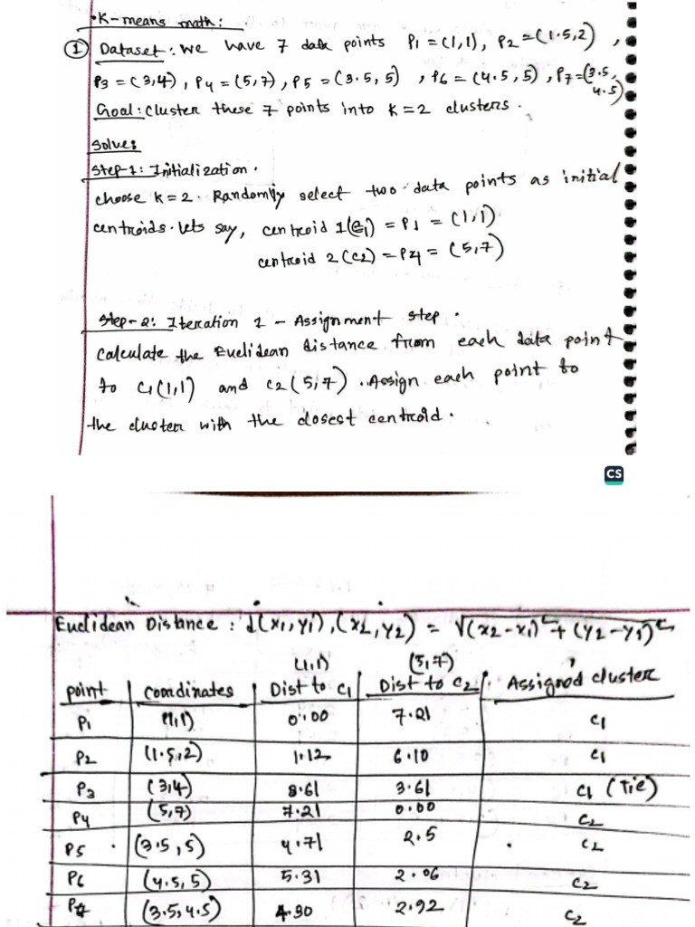 K Means Math | PDF