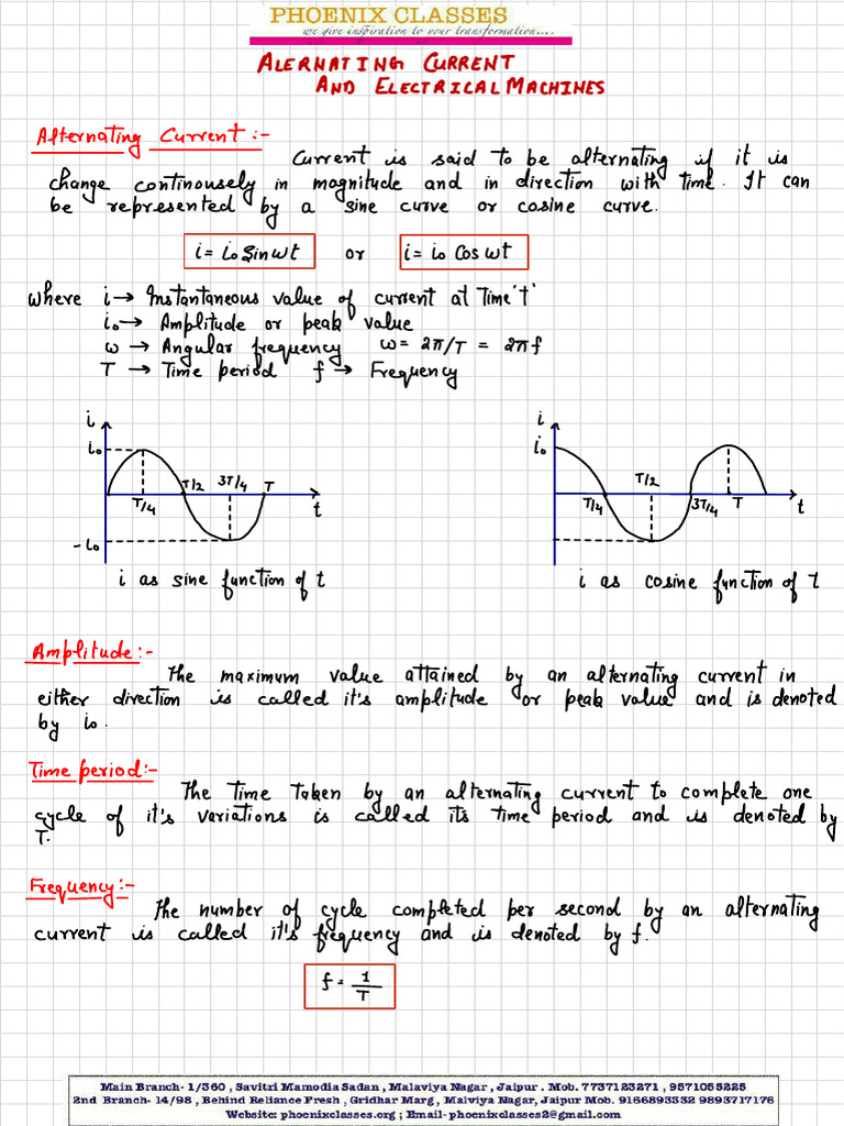 Alternating Current (AC) Master Copy - 20231127 - 104401 | PDF