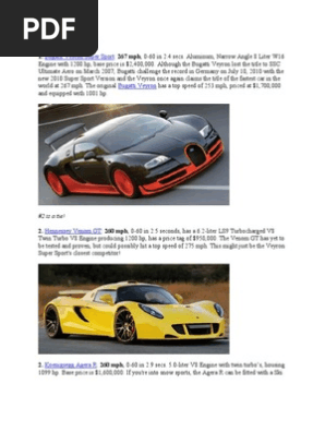 Fastest Car