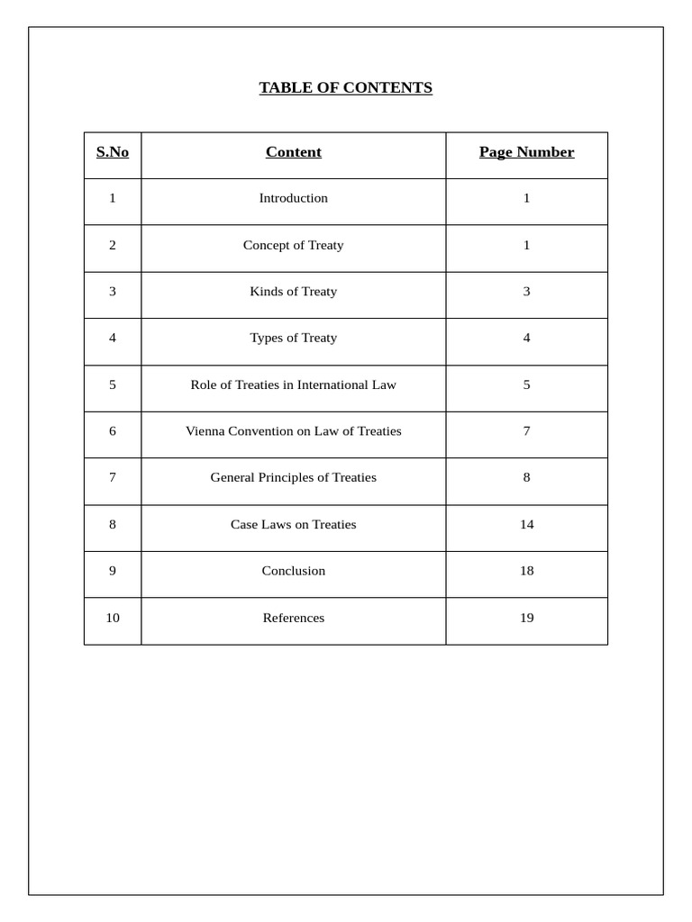 Understanding Treaties in International Law | PDF | Treaty ...