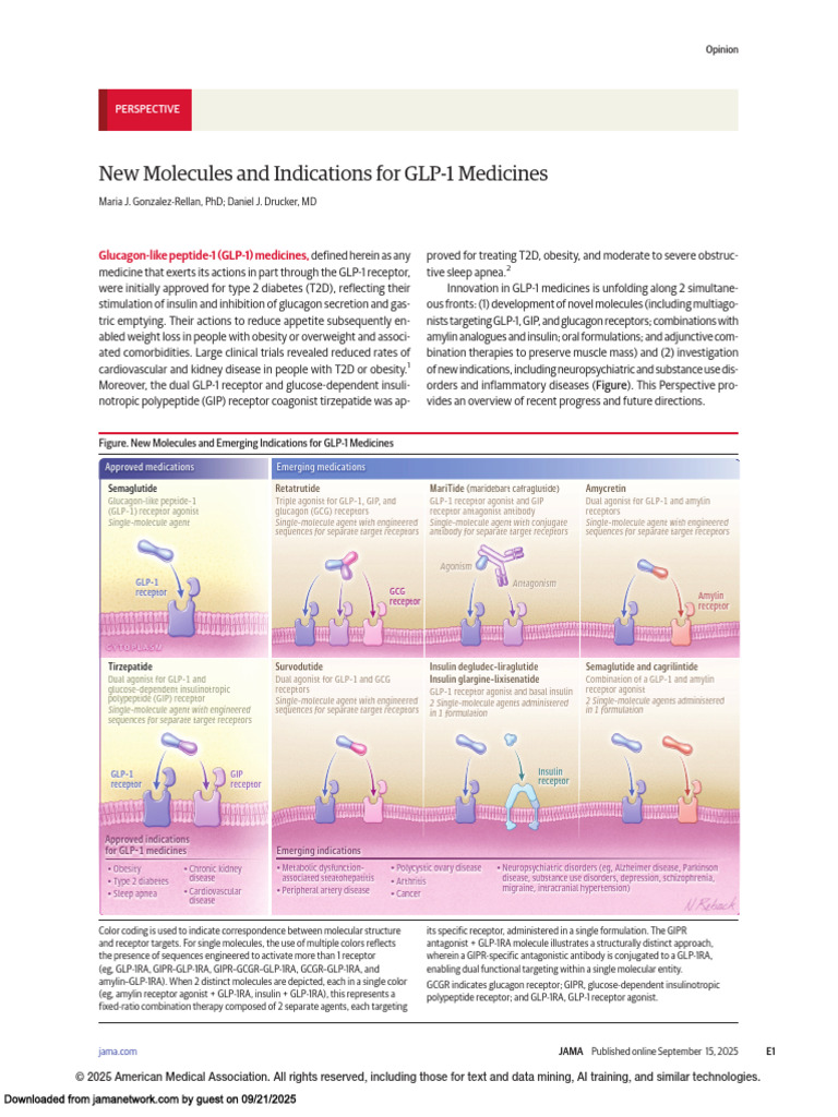 emerging glp-1 gip treatments 2025 Innovations in GLP-1 and GIP Therapies | PDF | Medical Specialties