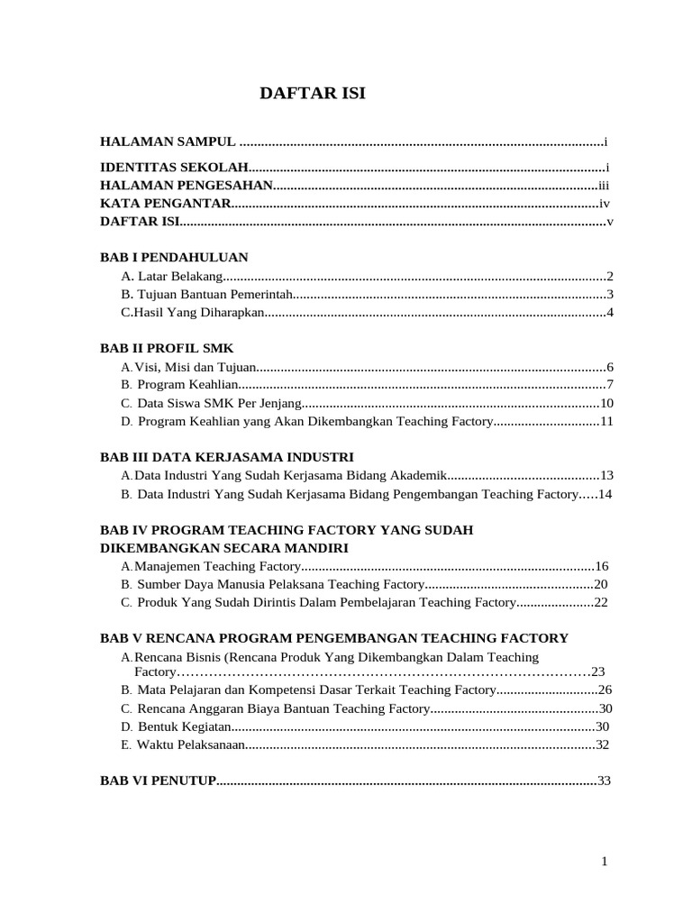 Pengembangan Teaching Factory di SMK | PDF