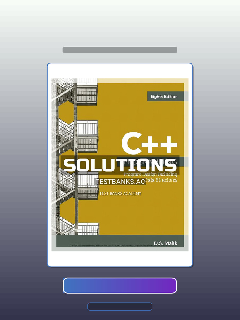 Complete Solutions Manual For C Programming Program Design Including ...