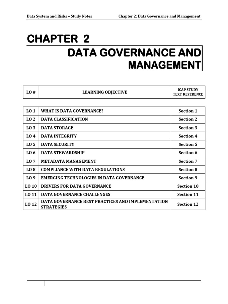 Data Governance and Management Overview | PDF | Security | Computer ...