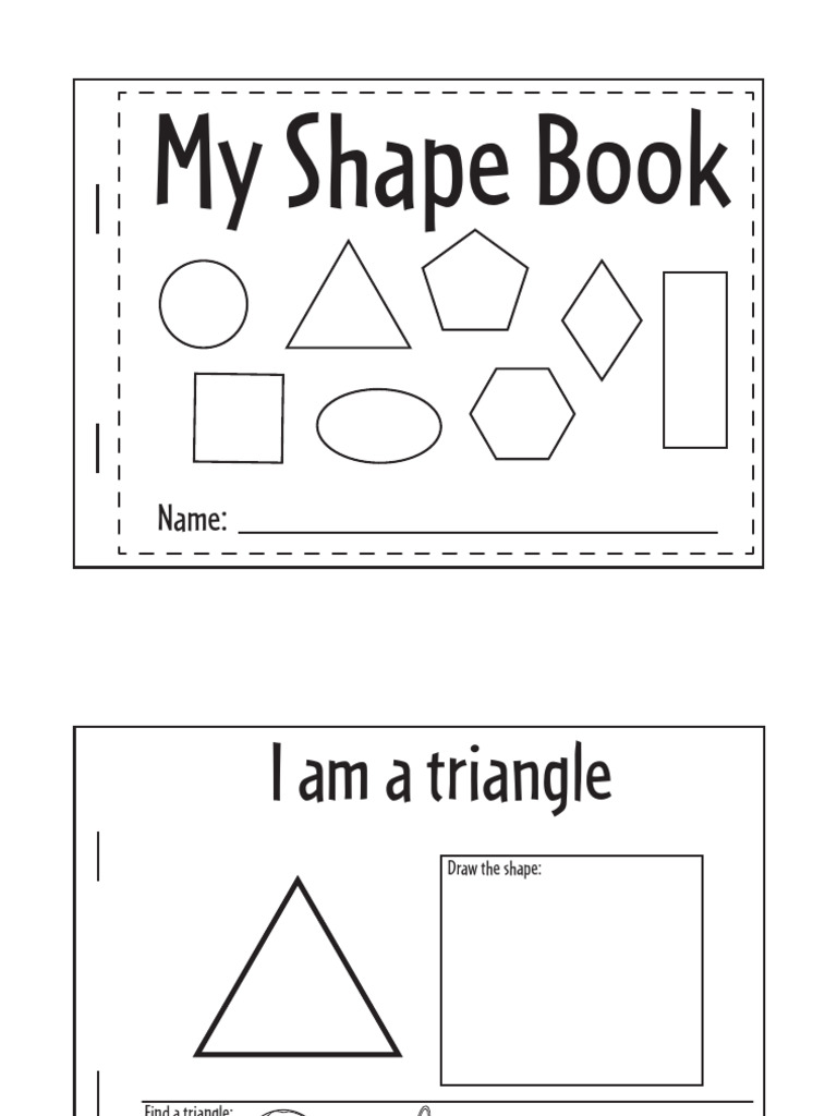 My Shape Book for Kids | PDF | Shape | Geometry
