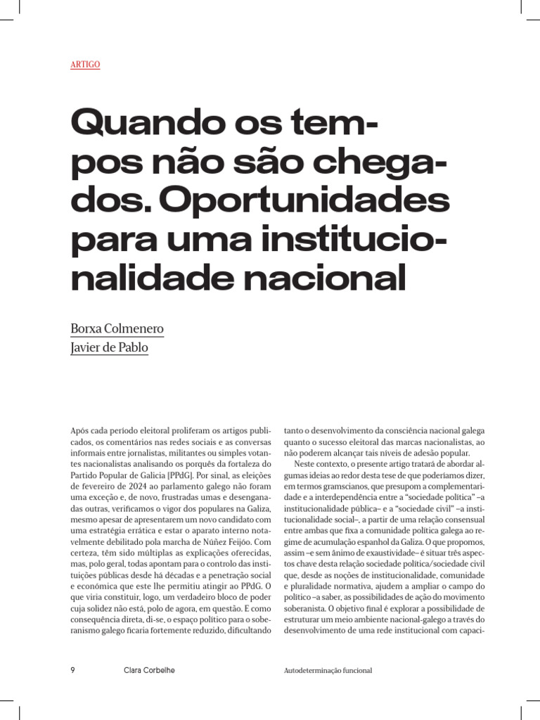 Fortalecimento do PPdG e Soberanismo Galego | PDF | Estado | Poder ...