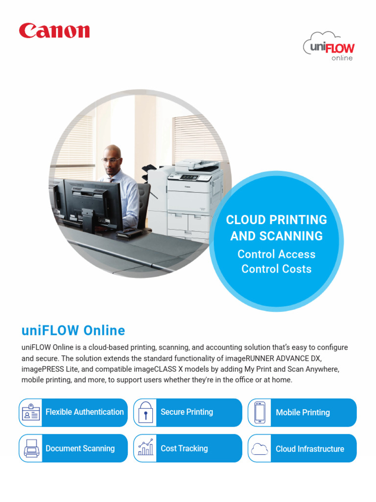 UniFLOW Online Brochurepdf | PDF | Image Scanner | Computer File