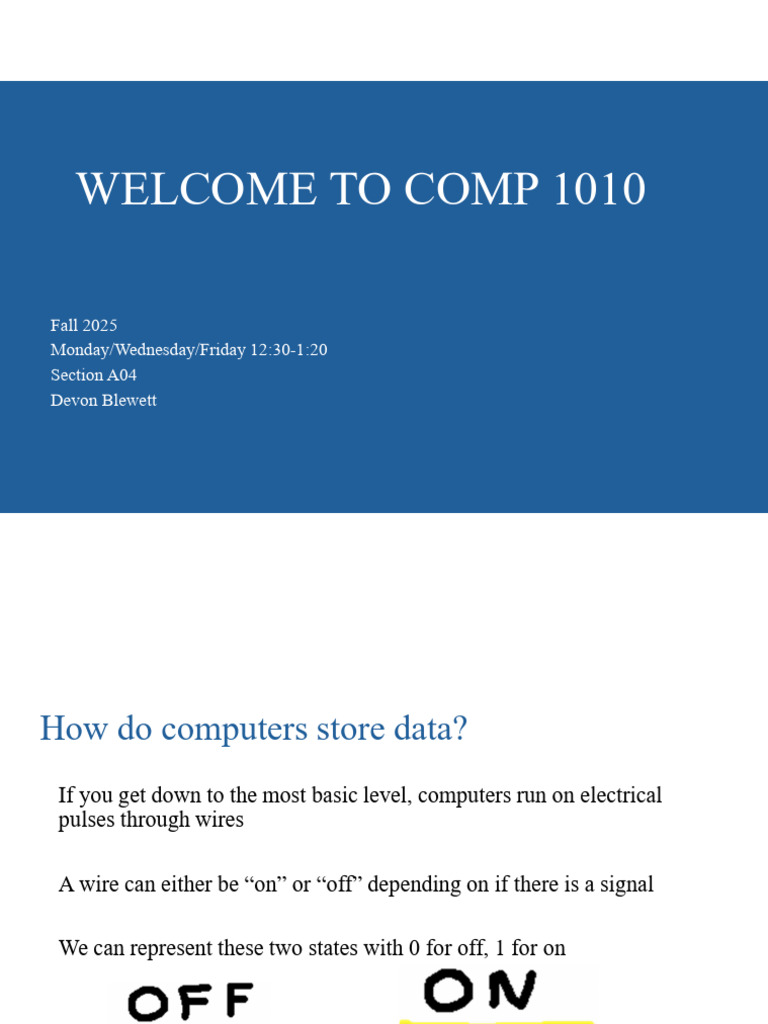 Understanding Binary Data Storage | PDF | Integer (Computer Science) | Bit