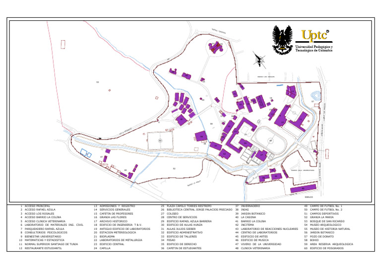 Mapa de la Universidad Pedagógica y Tecnológica | PDF