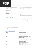 Nursing End of Shift Report Example | PDF | Patient | Nursing