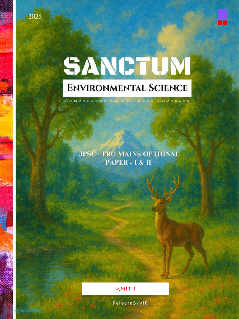 2nd Sample Notes Evs - English | PDF