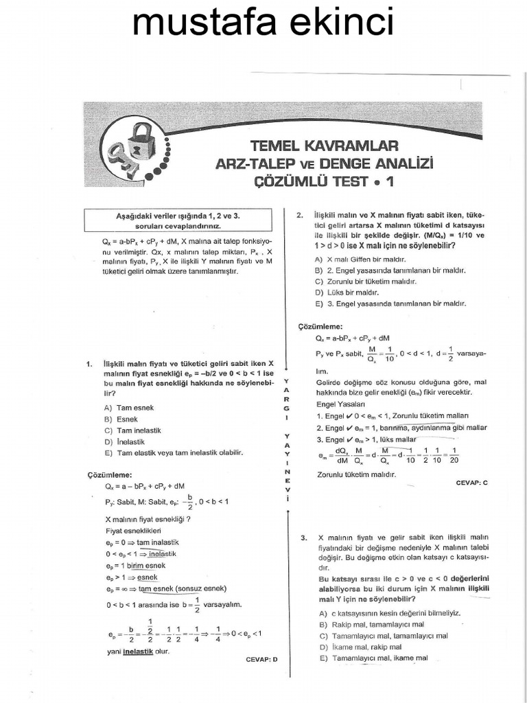 1 Bölüm Temel Kavramlar | PDF