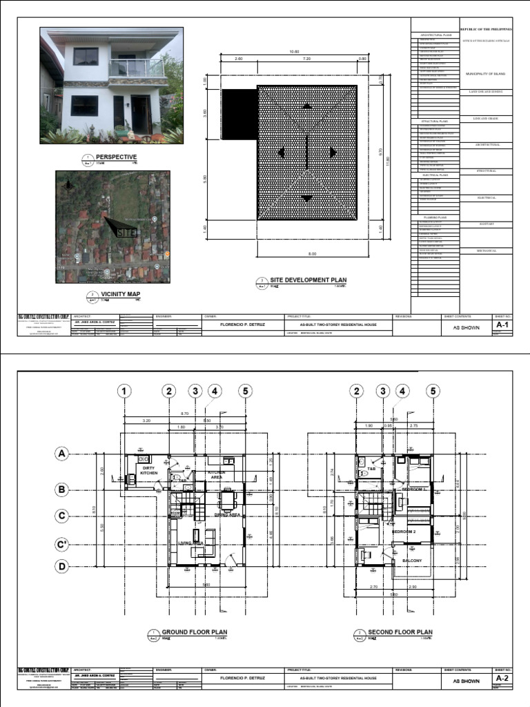 Bitoy As-Built Plans | PDF | Real Estate | Buildings And Structures