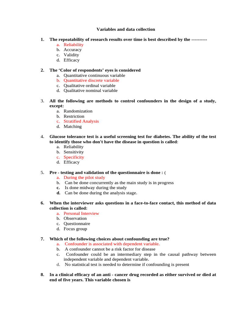 Understanding Variables in Research | PDF | Quantitative Research ...