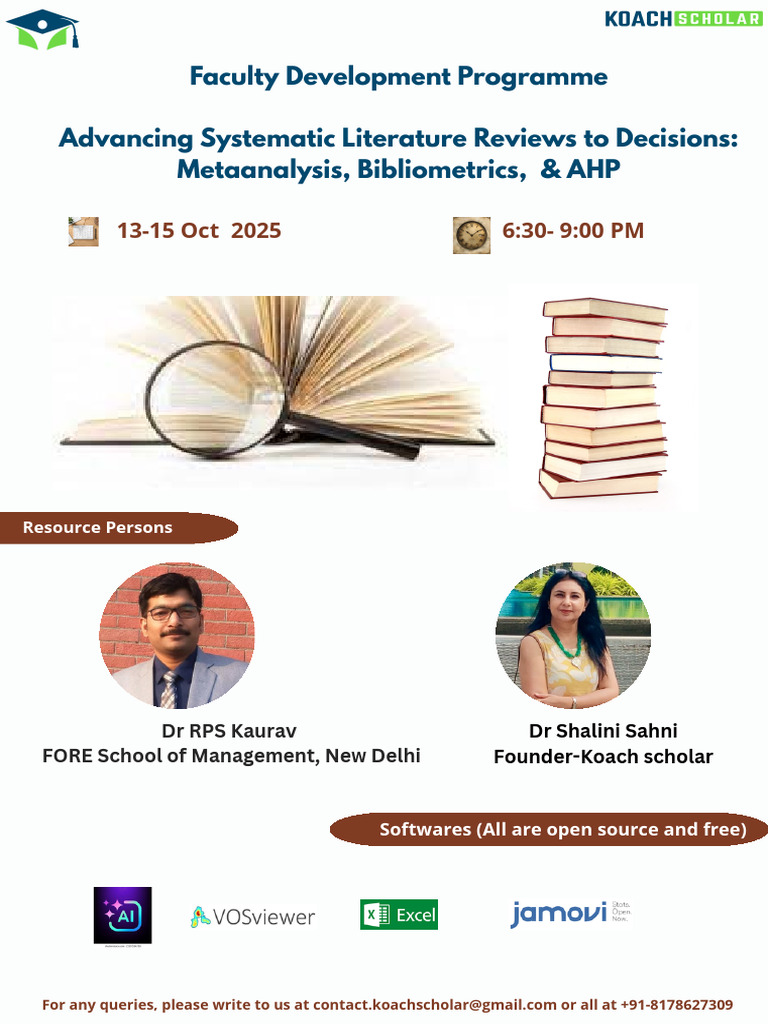Faculty Development on Literature Reviews | PDF