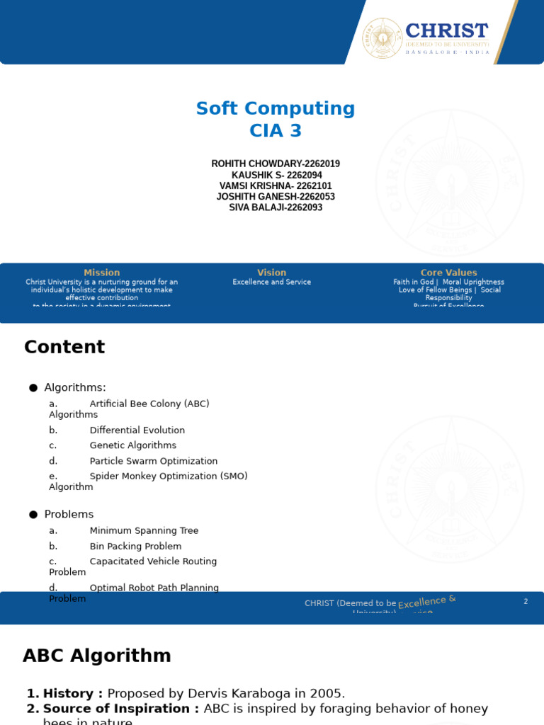 Soft Computing Algorithms Overview | PDF | Genetic Algorithm ...