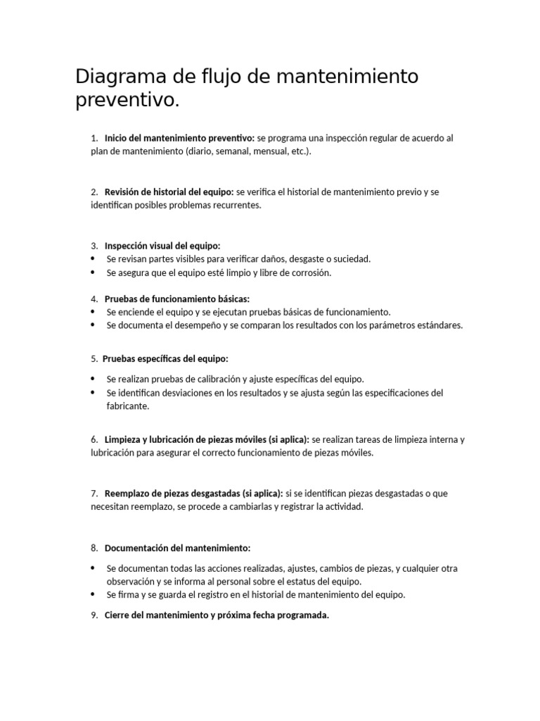 Mantenimiento Preventivo y Correctivo Eficaz | PDF