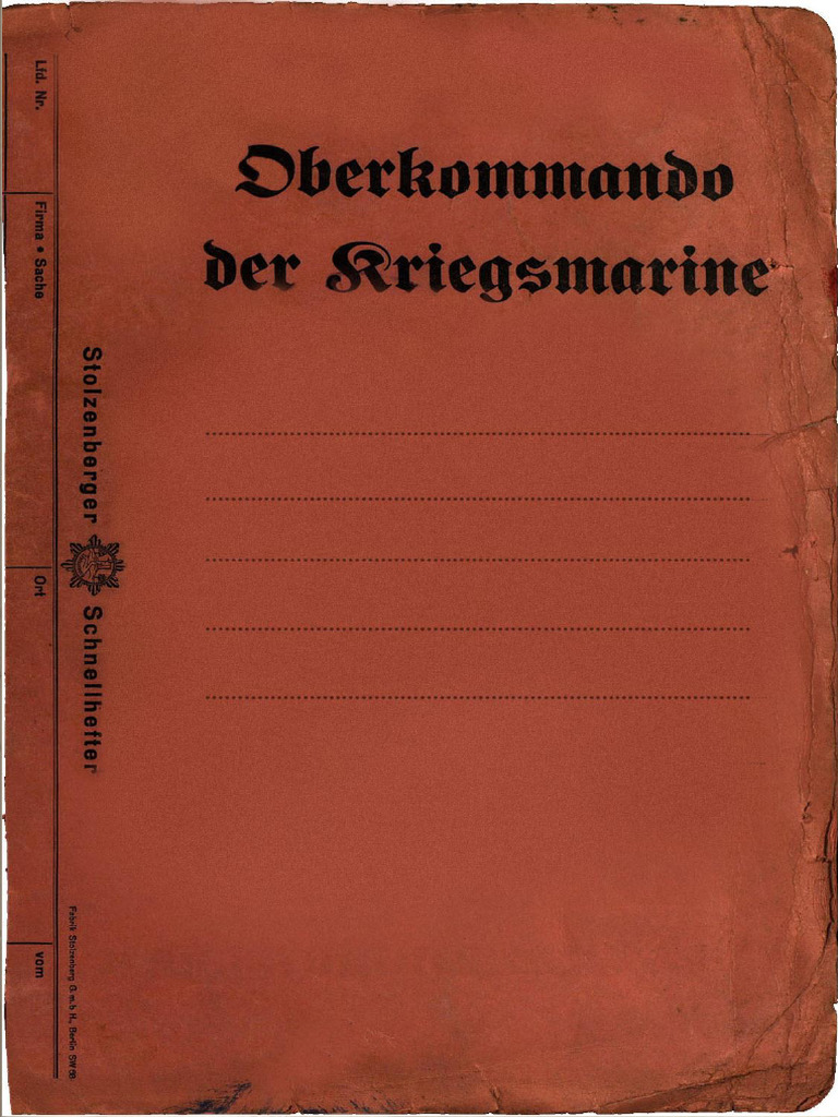 TDC Manual for Uboat Operations | PDF | Torpedo