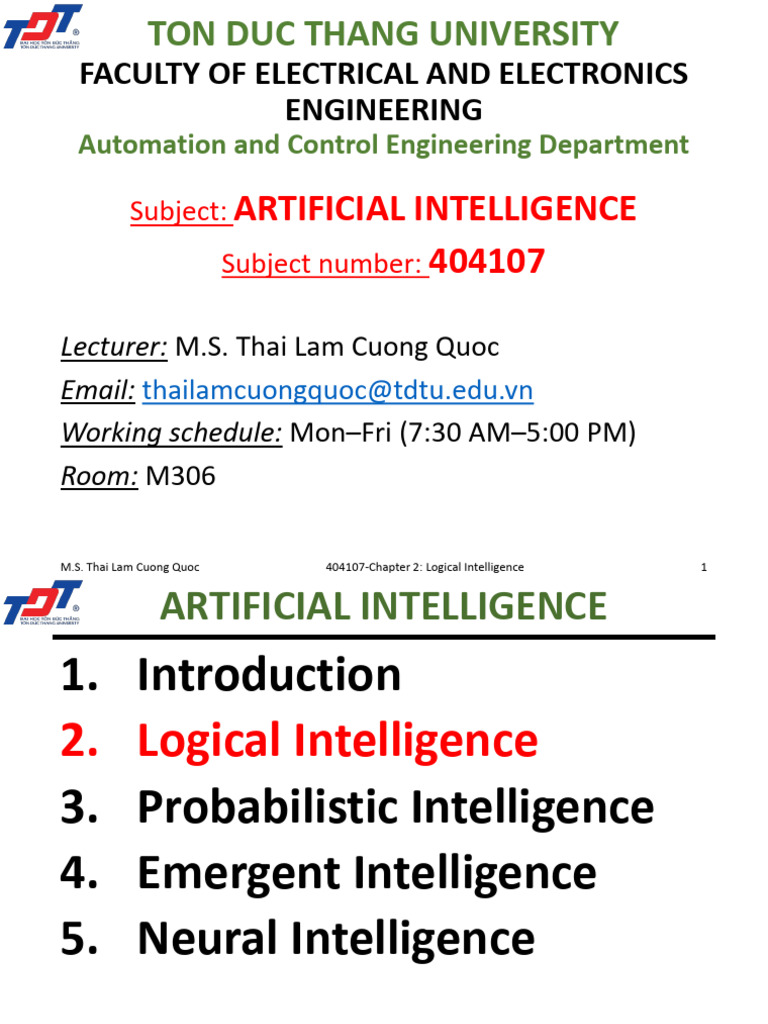 Chap 2 Logical Intelligence | PDF | Logic | Mathematical Logic