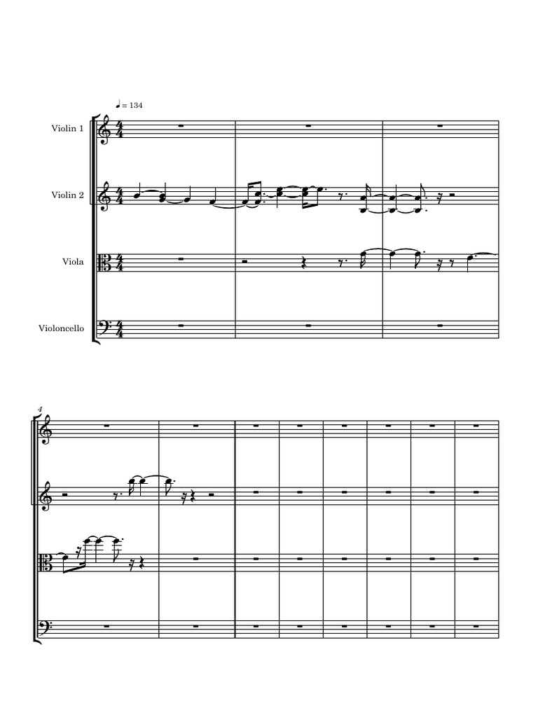 Violin 1 | PDF