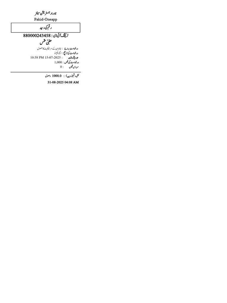 Pak Identity | PDF