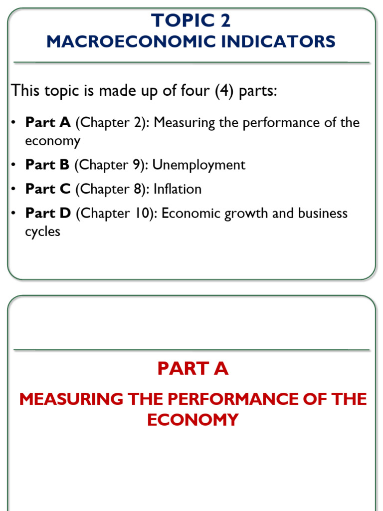 Understanding Macroeconomic Indicators | PDF | Gross Domestic Product ...