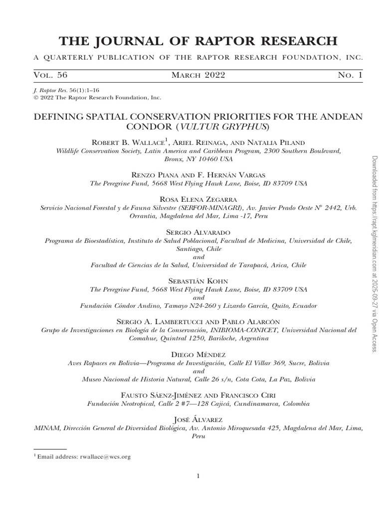 Rapt Article p1 | PDF | Andes
