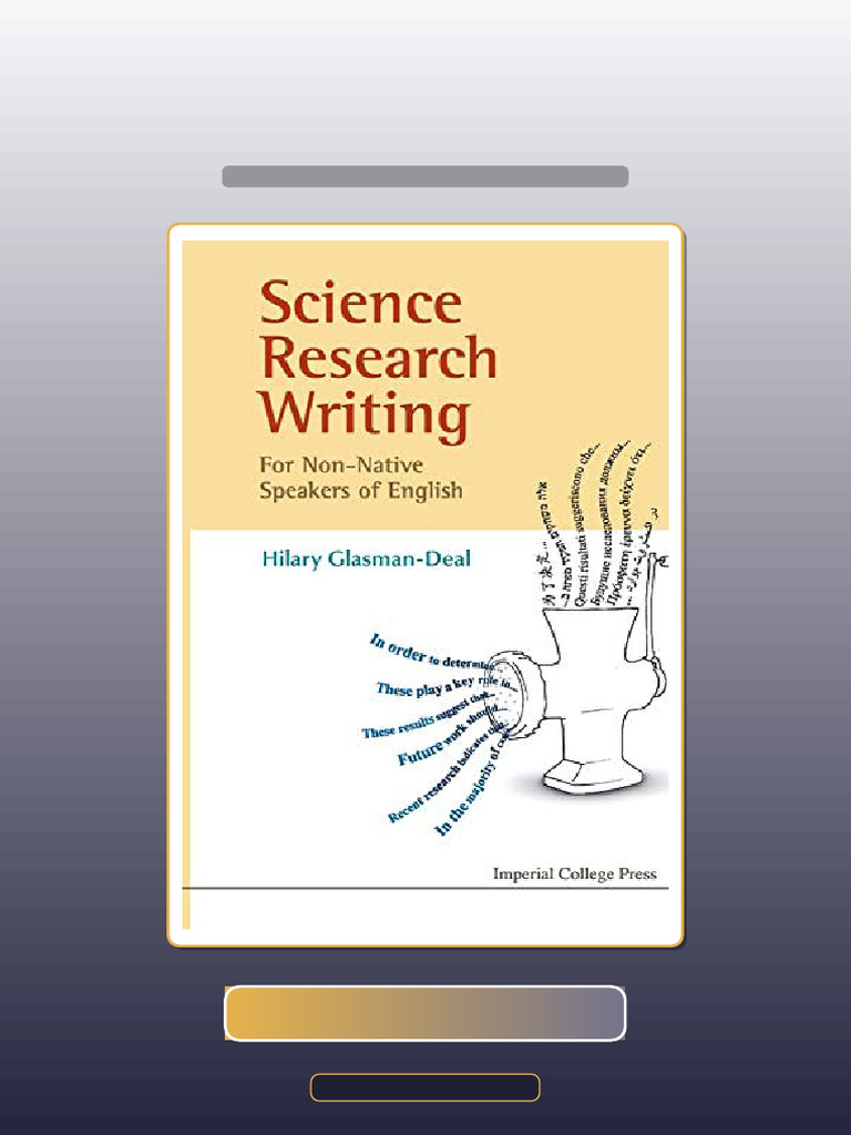 Complete Science Research Writing for NonNative Speakers of English ...