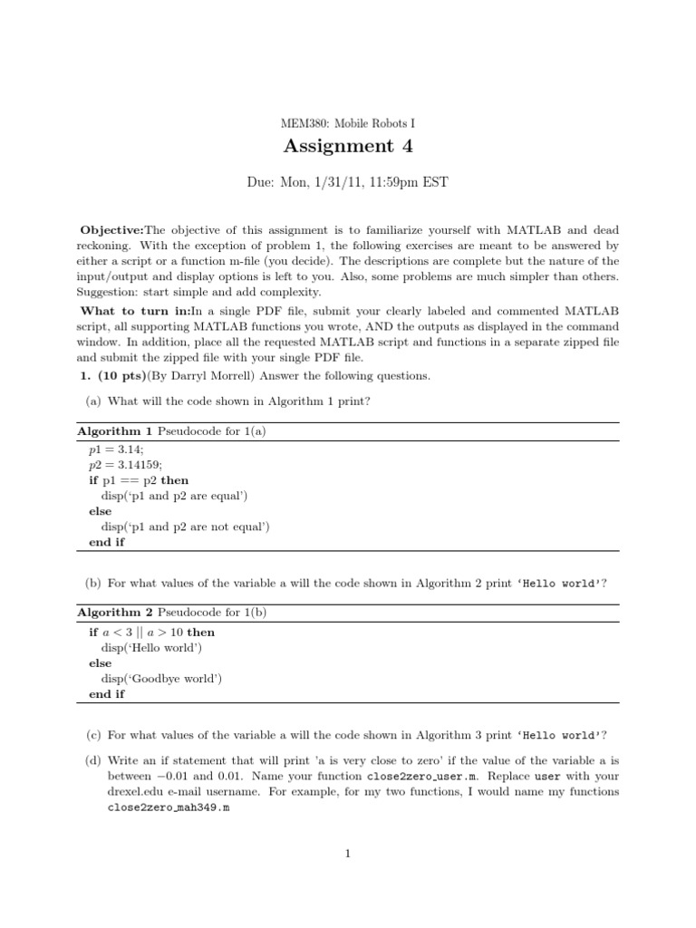 Matlab Programming | PDF | Algorithms | Matlab