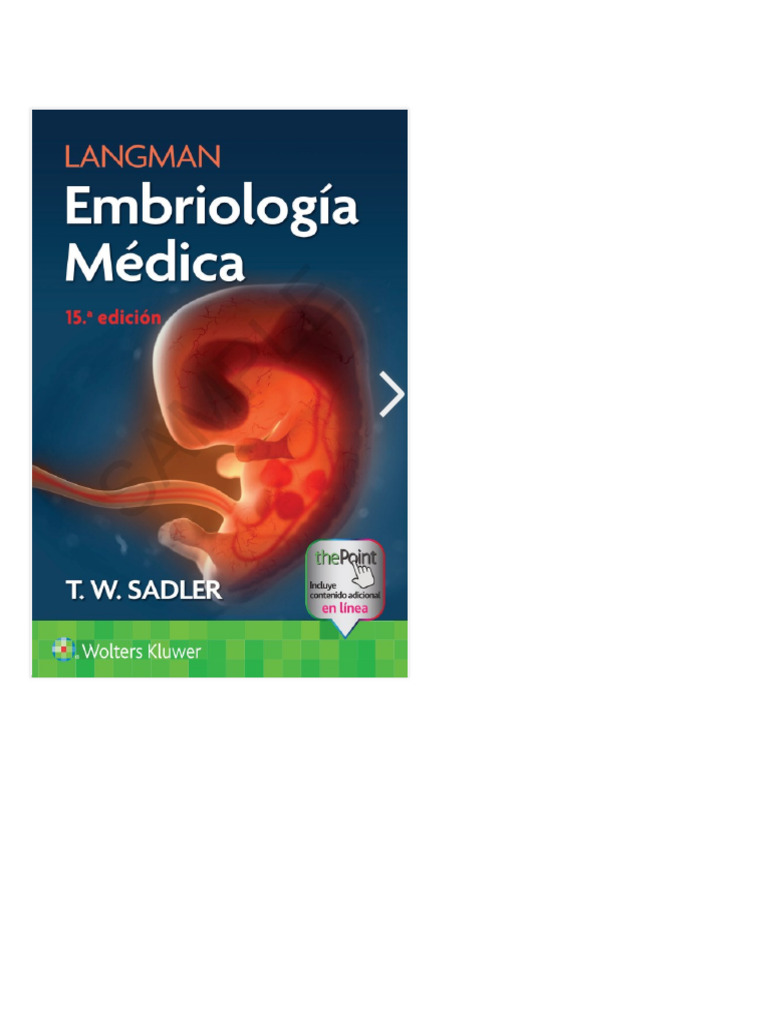 Sadler - Embriología Médica - 15ed | PDF | Ciencias de la Salud | Cambio