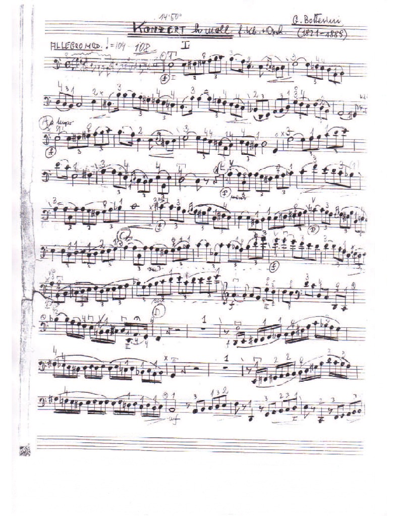 Giovanni Bottesini Concerto for Double Bass No.2 in b Minor (Ed. Streicher