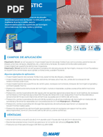 Ficha Técnica de Mapelastic Smart | PDF | Hormigón | Mortero (Albañilería)
