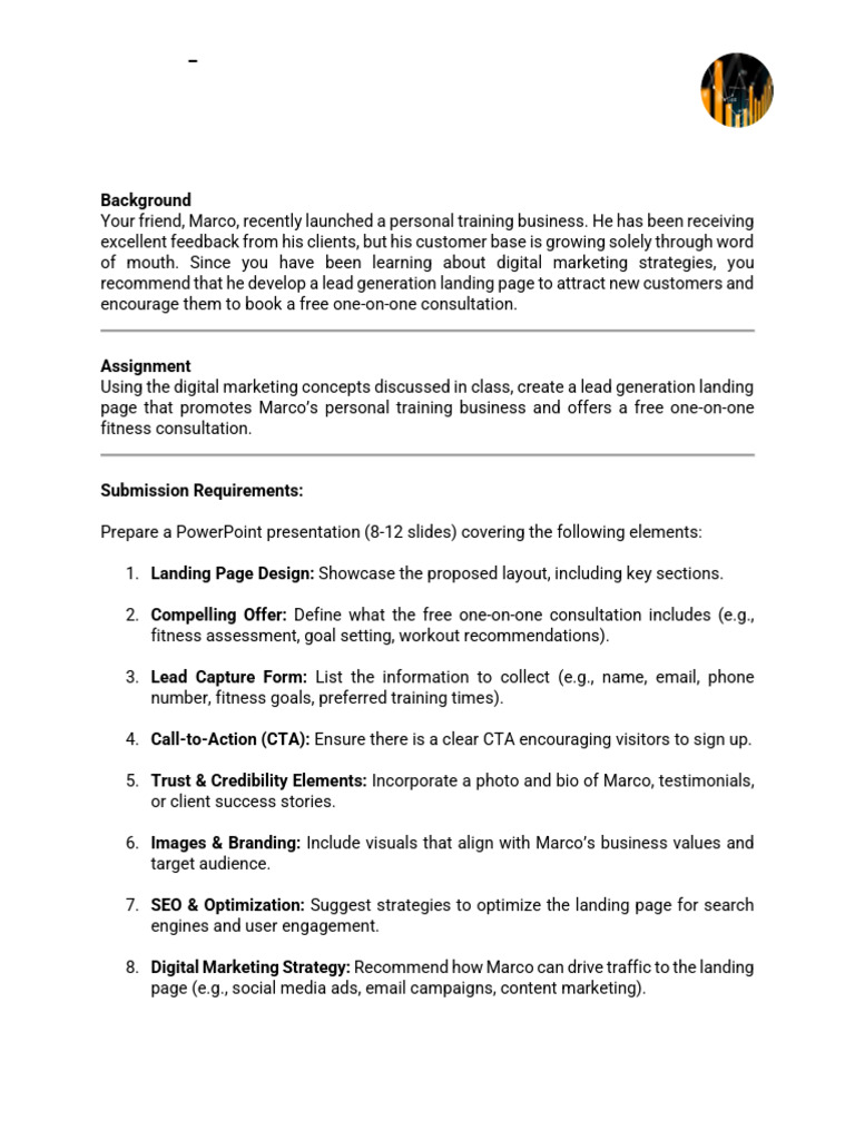 Assignment 2 - Lead Generation Assignment - Winter 2025 | PDF