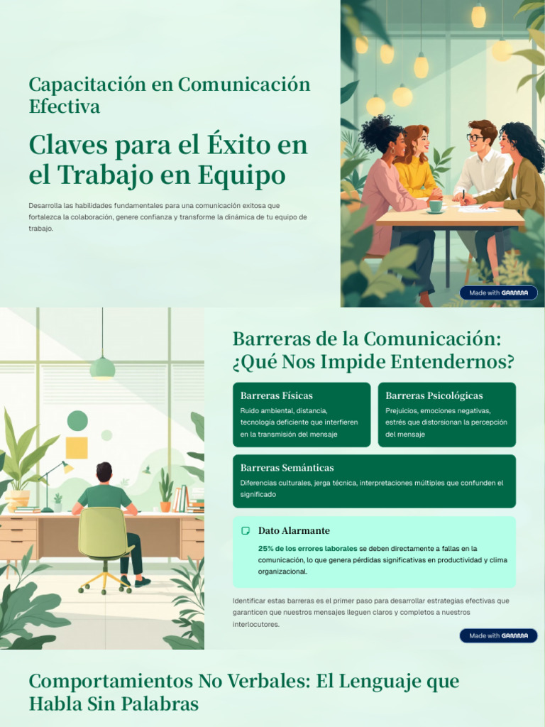 Comunicación Efectiva en Equipos de Trabajo | PDF | Comunicación ...