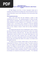 Consumer Behavior Case Block-2 Ch.8