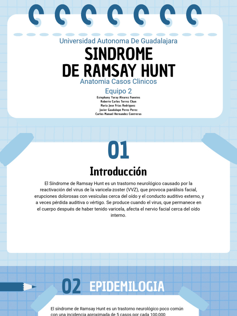 Síndrome de Ramsay Hunt: Causas y Síntomas | PDF | Enfermedades y ...